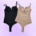 thumbnail image 5 of GHSOHS Bodysuits for Women Tummy Control Shapewear Thong Jumpsuit Seamless Stretch Sleeveless U Shaped Corset Body Shaper Leotards, 5 of 9