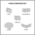 thumbnail image 5 of Madison Park Dawn 9 Piece Comfroter Set-Blue-King [Misc, 5 of 5