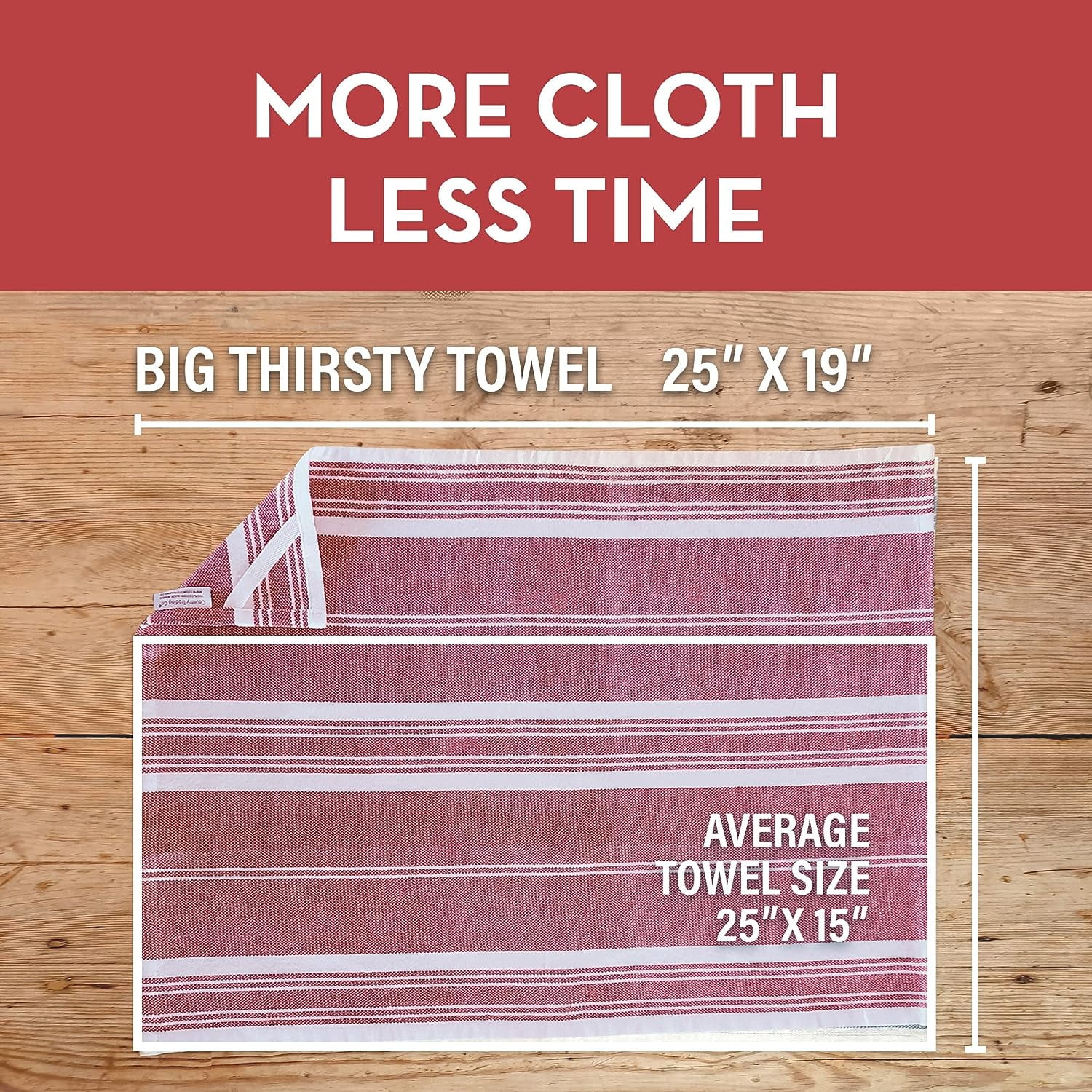 Organic Cotton Dish Towels - Absorbent, Sustainable Kitchen Towels 4PK –  Country Trading Co US