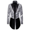thumbnail image 1 of TheFound Complet pour Homme Paillettes Brillantes Col Rabattu Bal Queue-de-Pie Smoking, 1 of 6