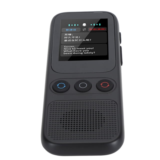 Language Translator Device, Recording Professional Offline Translation AI Smart Voice Translator for Business