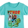 thumbnail image 3 of Marvel Thor - Retro Comic Book Cover - Toddler and Youth Girls Fitted Short Sleeve Graphic T-Shirt, 3 of 5