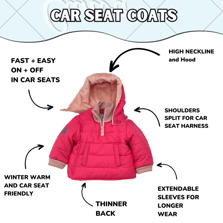 princess polly baby blue dress Buckle Me Baby Coats - Safer Car Seat Toddler Winter Jacket with Hood -  Puppy Power Pink Toastiest - Size 4T - As Seen On Shark Tank