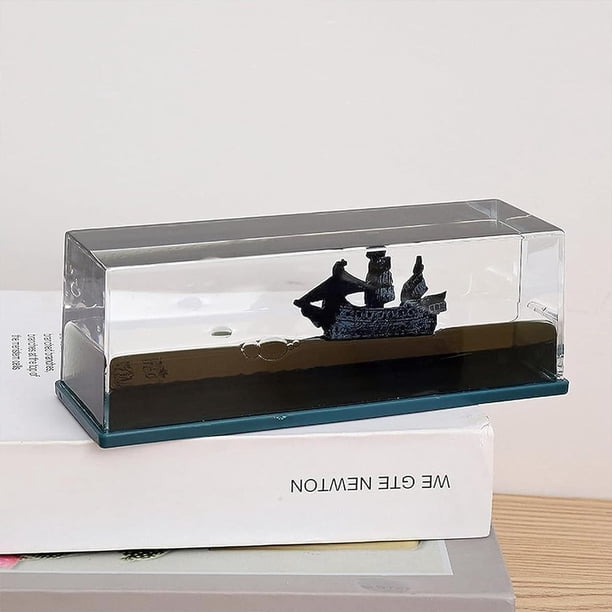 BLOOOK Bouteille de liquide pour bateau de croisière, bateau insubmersible dans une boîte, décoration intérieure pour voiture, bureau, décoration d'intérieur de bureau, décoration anime cadeau BLOOOK Bouteille de liquide pour bateau de croisière, bateau insubmersible dans une boîte, décoration intérieure pour voiture, bureau, décoration d'intérieur de bureau, décoration anime cadeau