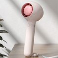 thumbnail image 5 of Ventilador de mano portátil con mosquetón, miniventilador recargable de viento potente de plástico para escalada de montaña al aire libre, color rosa, 5 of 5