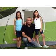 Peel-n-Stick Poster of Camping Vacation Happy Family People Family Poster 24x16 Adhesive Sticker Poster Print
