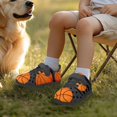 thumbnail image 4 of Uourmeti Boys Basketball Running Shoes Size 12.5 Little Kid Single Buckle Sneakers American Flag Athletic Shoes Breathable Lightweight Knitted Mesh Running Shoes School Casual Shoes, 4 of 7