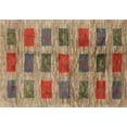 thumbnail image 1 of Ahgly Company Indoor Rectangle Contemporary Sienna Brown Abstract Area Rugs, 2' x 4', 1 of 6