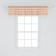 thumbnail image 2 of Ambesonne Prehistoric Country Window Valance, Nostalgic USA, 42" x 12", Navy Blue Cream Red, 2 of 3