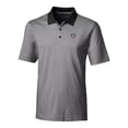 thumbnail image 2 of Men's Cutter & Buck  Black Georgia Bulldogs Alumni Logo Forge Tonal Stripe Stretch Polo, 2 of 3