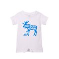 thumbnail image 1 of Protéger le Grand Air Justaucorps pour Bébé T-Romper - Blanc - Logo Royal - 6M, 1 of 2