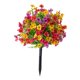 thumbnail image 3 of Estaca de flores artificiales para el suelo, adorno decorativo, ramo de cementerio, flores falsas Violeta colorida, 3 of 9