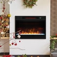thumbnail image 2 of Inserto para chimenea eléctrica COSTWAY de 23 pulgadas y 1500 W con control remoto, 2 of 9