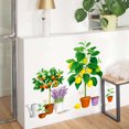 thumbnail image 4 of Ins Fresh and Warm Creative Plant Pottery Wall Stickers Living Room Glass Doors and Windows Stickers, 4 of 5