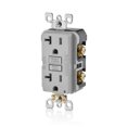 thumbnail image 5 of Leviton 013-GFTR2-0GY 20 Amp Grey Smartlock Pro Self-Test GFCI, 5 of 5