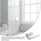 thumbnail image 4 of Monstrate Colgador de estilo montado en la pared para baño, soporte telescópico para el hogar, soporte de papel a prueba de herrumbre, gran capacidad de Juegos de accesorios de baño Plata Monstrate  HA4513-01B, 4 of 6