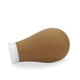thumbnail image 3 of Eerya Wig Head Canvas Block Head 21 Inch Wig Head Stand for Making Wig Display Styling Brown Poly Canvas Block Wig Head with Stand Mannequin Head with Mount Hole Manikin Head Wig Stan, 3 of 9