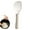 White, variant on Self-Standing Rice Spoon with Suction Cup Base and Non-Stick Design for Rice Cooker and Kitchen Countertop