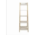 thumbnail image 3 of ADEPTUS Jela Soild Wood Split 5 Shelf Ladder (Natural/White), 3 of 17