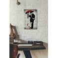 thumbnail image 3 of Epic Graffiti 'The Kissing Rain' by Loui Jover, Canvas Wall Art, 12"x18", 3 of 3