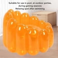 thumbnail image 2 of Portable Outdoor Inflatable Sofa Transparent Candy Color Home Living Room Bedroom Casual Style Orange, 2 of 4