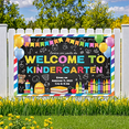 thumbnail image 5 of Colorful Design Welcome Banner School Photography Props for Kindergarten Classroom Kindergarten Party Baby Shower Event, 5 of 7