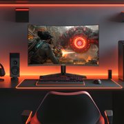 KOORUI 25 FHD Gaming Monitor, 240Hz 1080p Curved Monitor, Adaptive G-Sync, New, G2511XC