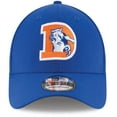 thumbnail image 2 of Men's New Era Royal Denver Broncos Throwback Logo Team Classic 39THIRTY Flex Hat, 2 of 4