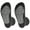 Black - Skid 2, variant on Noble Health Care Diabetic anti Skid Hospital Slipper Socks Women's 10-13, Black (3 Pack)