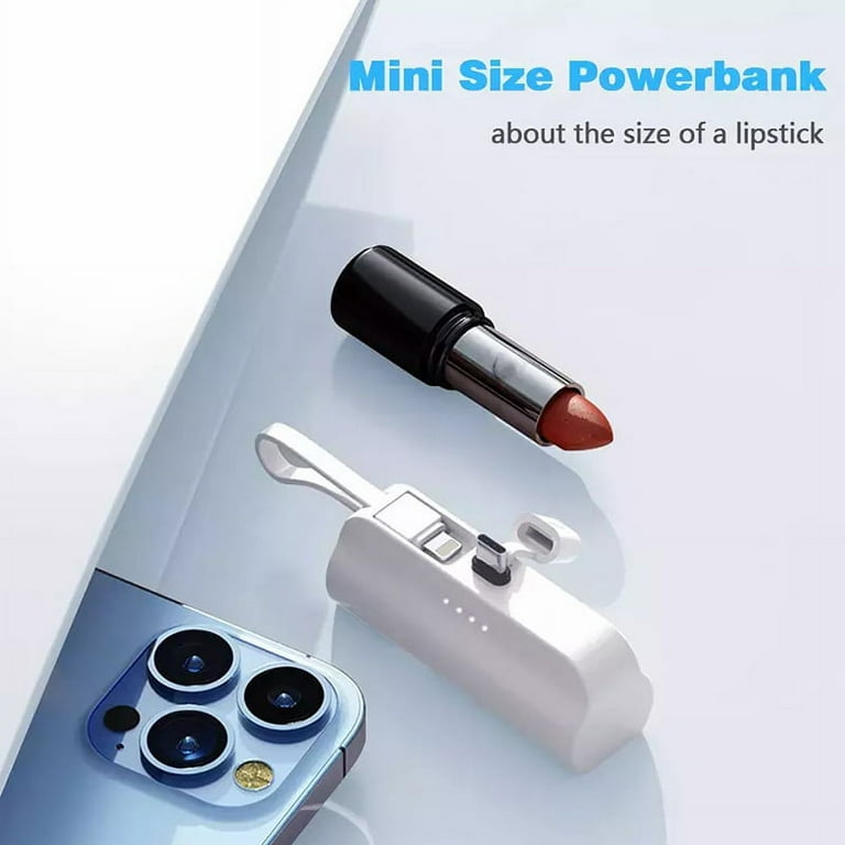 triple c lips power bank Fast Charging 5000 mAh Mini Portable Power Bank With (Head) & Android  (Type-C) Strap / Cord & Stand