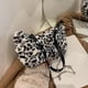 thumbnail image 5 of Bolso de axila con estampado animal de cadena Bolso de hombro peludo de felpa para mujer (Estilo 2), 5 of 6