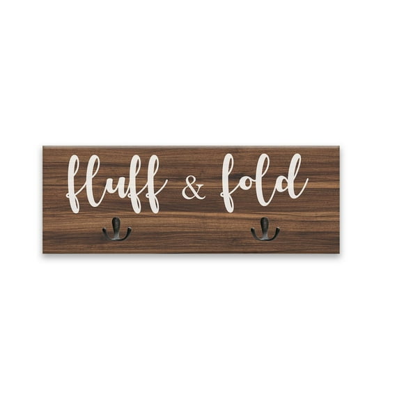 Artissimo Designs Flaque et Pli Bois / MDF Plaque - 24W x 8.75H x .5D