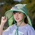 thumbnail image 3 of LRen Kids Sun Hats with Neck Flap with Rechargeable Fan Sun Hat for Kids with Wide Brim and UPF 50+ for Outdoor Summer Activities, 3 of 7