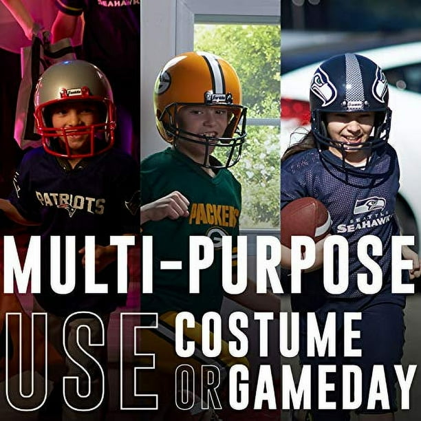 Conjunto de casco y camiseta de futbol americano de Franklin Sports NFL para ninos de los New England Patriots Disfraz de uniforme de futbol juvenil Casco camiseta barbuquejo Juvenil