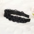 thumbnail image 2 of Women's Natural Wig Hairband Anti Slip Twist Braid Hair Bands for Hair Decoration, 2 of 5