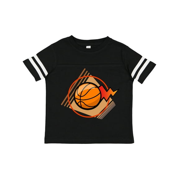 Inktastic Basketball with Stylized Net and Court Boys or Girls Toddler T-Shirt