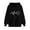 Black, variant on Women's Heart Hoodies, Sweatshirts for Women Pullover with Hood and Pockets Casual Long Sleeve Tops Fleece Lined Hooded Sweatshirt Drawstring Hoody Sweater