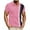 Pink, variant on Fnooota Big & Tall Men's Casual Polo Shirts, Collared Pullover Work Summer Short Sleeve Tops Navy Size 4XL
