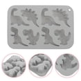 thumbnail image 6 of Dinosaur Silicone Molds Baking Mould Tray DIY Baking Tool for Chocolate Cake Dessert, 6 of 7