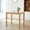 Natural, variant on Livinia Cabin 33.5" Wooden Dining Table/Small Rectangular Modern Farmhouse Solid Wood Kitchen Table Desk (Natural)