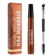 thumbnail image 1 of EARKITY Eyebrow Contouring Pen Pencil, 4 Tipped Precise Brow Pen with Sponge Micro-Fork Tips Applicator, Create Natural Looking Brows Eyebrow Makeup Long Lasting, 1 of 7