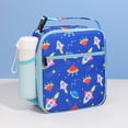 thumbnail image 1 of 2DXuixsh School Lunch Bag for Kids Boys Girls Children's Lunchbox Insulated Reusable Soft Bag Mini Cooler Back to School Hot Meal Kits Girls Boys Lunch Tote Bag Blue, 1 of 7