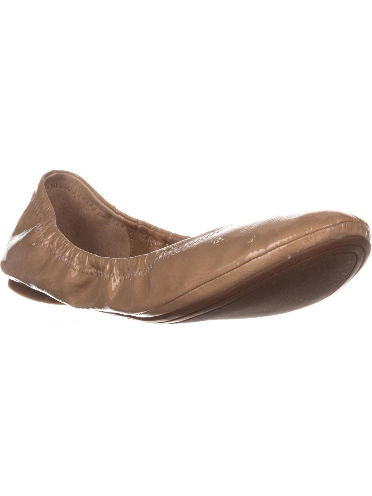 Lucky Brand Women's Emmie Flats Nude Patent Hami Mirror Size 7 M 