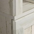 thumbnail image 6 of Pemberly Row 3-Shelf Modern Engineered Wood Bookcase w/Hidden Storage in White, 6 of 12