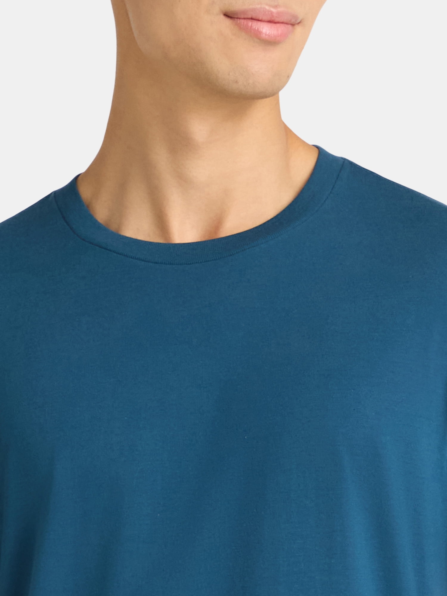 George Men's and Big Men's Classic Fit Crewneck Tee with Short Sleeves, Sizes XS-3XL