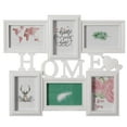 thumbnail image 1 of Decorative Modern Wall Mounted Collage Picture Holder Multi Photo Frame for 6 Pictures 4 x 6 Inch Home Text, White, 1 of 1