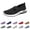 Black2, variant on Womens Orthopedic Shoes No Slip Slip on Loafers 2026 Summer Arch Support Sport Shoes Fashion Knitted Woven Sports Walking Shoes Dark Blue