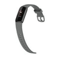 thumbnail image 3 of pitrice Bracelet de Montre Intelligente en Silicone de Remplacement Sport, Résistant à la Transpiration et à l'Eau, Compatible avec Fitbit Luxe Gris, 3 of 7