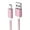 Rose Gold, variant on Deyuer Data Cable High speed Transfer Shielding Stable Output Anti winding Widely Compatible Charging Braided Wire Mini USB Data Transfers Charger Cable for MP3 MP4 Rose Gold