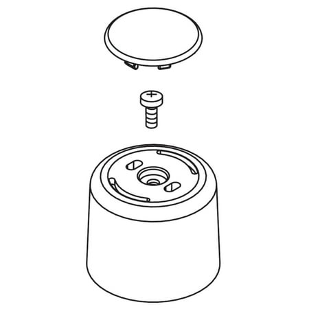 Moen 103454 Handle Kit For Bar Or Laundry Faucet - Chrome